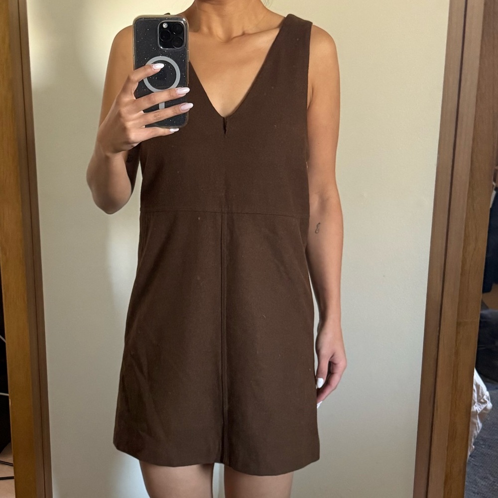 Pinafore Wool Dress